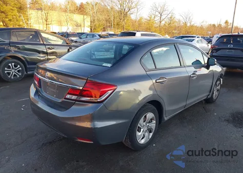 2013 Honda Civic Lx из США, поврежденный, VIN 2HGFB2F55DH541972